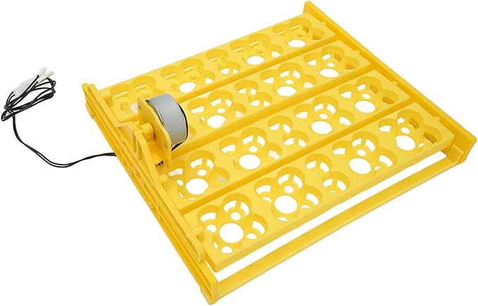 Zerodis Egg Linking Shell 16 Duck Eggs 16 72 Quail, Motorized Eggotation, Reliable Slip Engine Rotate Eggshell, Ideal for Home Use, Plastic Material (AC110V)