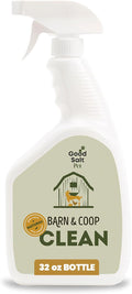 Good Salt Pet Barn & Coop Clean, Natural Pet-Friendly Daily Spray Cleaner, Made in the USA, 32 Ounce Bottle
