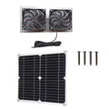 Flexible Solar Operated Exhaust Fan Temperature Control Device for Motorhomes Ships Hen Houses Dog Dens Ventilation Solar Vent Fan