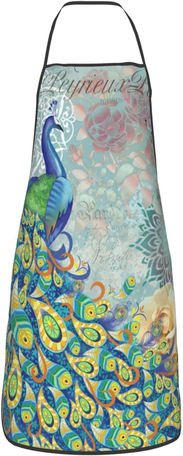 Apron Adjustable Waterproof Apron for Men Women Kitchen Cooking Baking Gardening Working Bib Apron