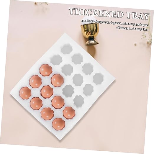 Shatterproof Egg Holder Foam Egg Trays for Safe Transport Storage Capacity Reusable Packing Container for Shipping Fridge Organization
