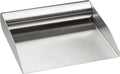 HIC Kitchen Food Scoop, 18/8 Stainless Steel, Wide Mouth, For Transferring Chopped Ingredients And Scraping Pastry Dough, 6-Inch