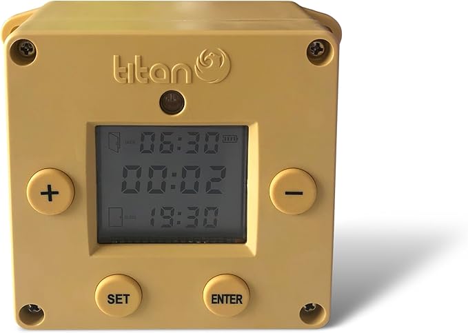 Cube Light Sensor and Timer Chicken Coop Door Opener