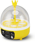 Mini Egg Incubator, Automatic Temperature and Humidity Control, 180x137mm, Suitable for Chicken, Duck, Portable Egg Hatcher (Auto Turning)