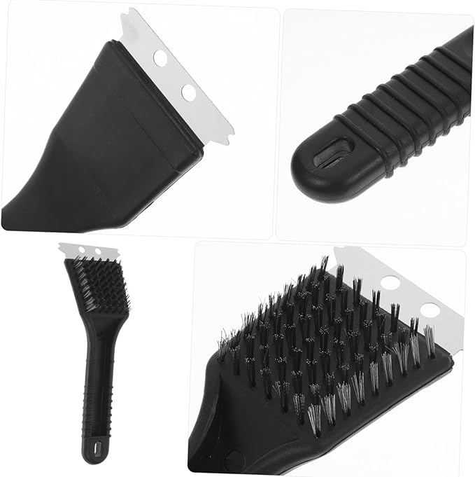 Mipcase Bird Cage Scraper Brush Set Birdcage Maintenance Tool Bird Waste Cleaning Brush Stainless Steel Shovel Long Handle