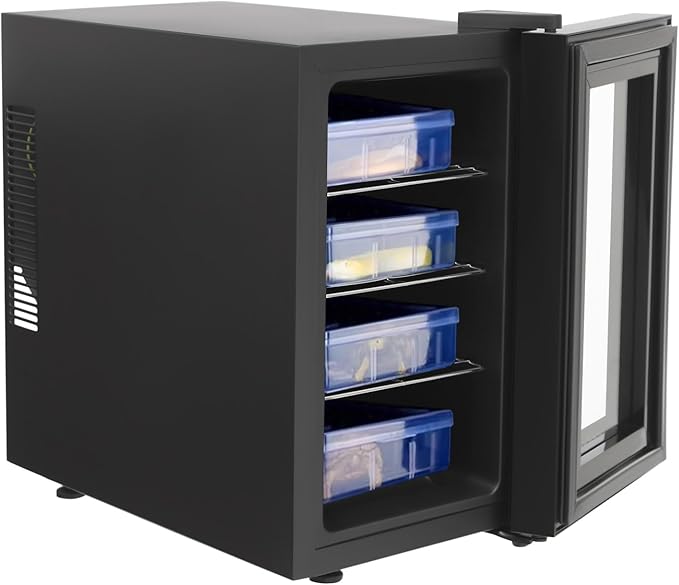Reptile Incubator, 6.08Gal Portable Scientific Lab Incubator Digital Incubators Cooling Small Reptiles Eggs Temperature Control with LED Display & 3 Tier Removable Shelves for Hatching Chicks
