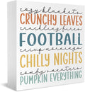 Fall Decorations for Home Farmhouse Office Bedroom Living Room Kitchen, Pumpkins Decor, Fall Sign, Autumn Decor Wood 2401
