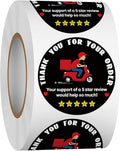 Louise Maelys 2 Inch Thank You for Your Order Stickers-500 pcs Thank You Sticker Labels for Packaging Small Business