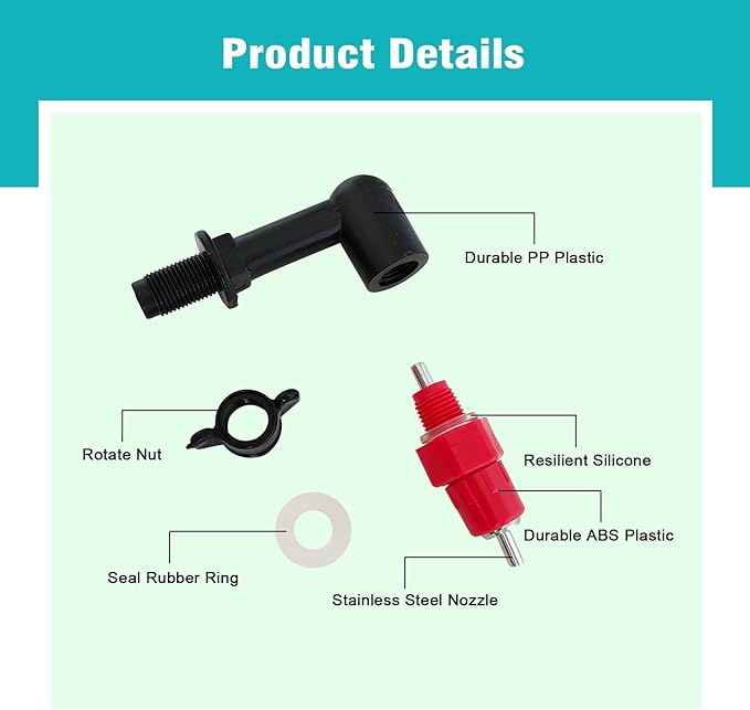 1L Automatic Drinker System Chick Water Cups 1L Hanging Automatic Fill Chick Cup Drinker Waterer Used for Cages (red, 2)