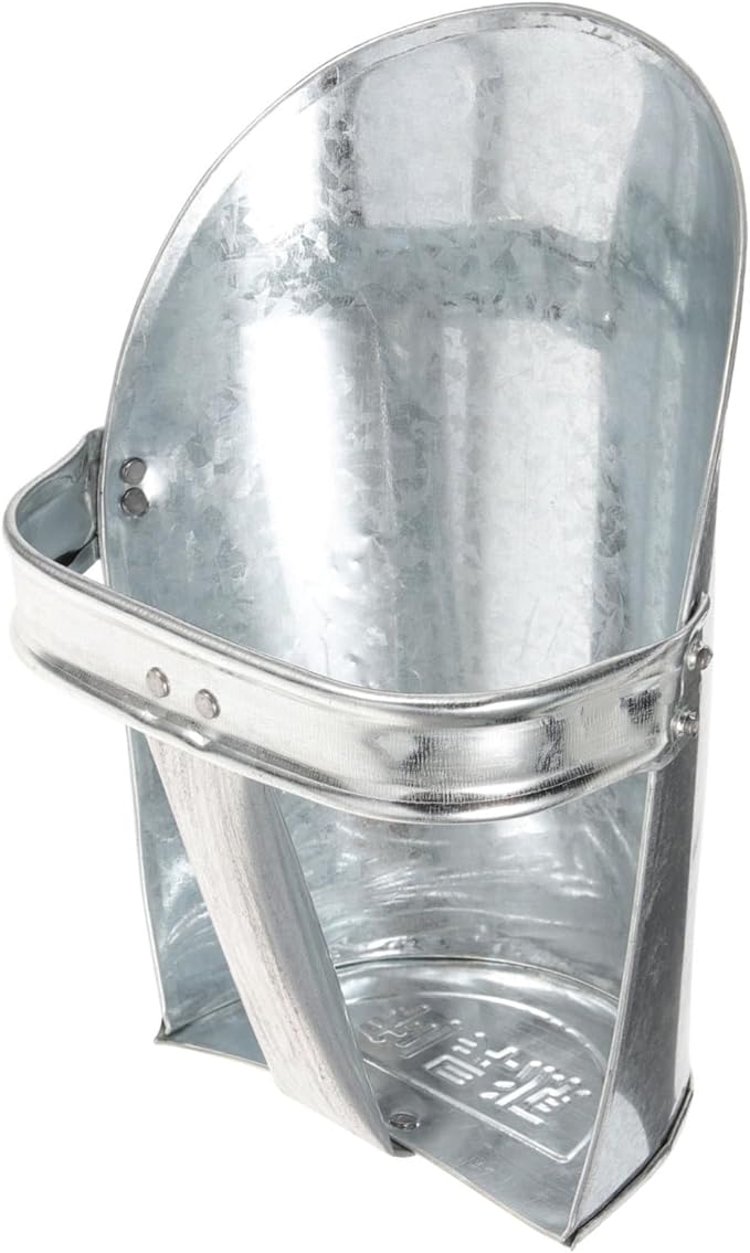 Kisangel Stainless Steel Feed Scoop Large Feeding Shovel for Farm Poultry Food Livestock
