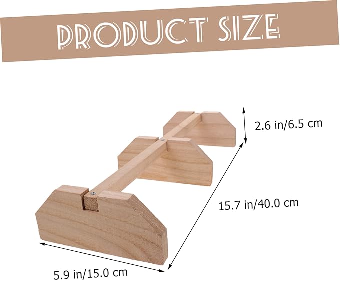 BESPORTBLE 2pcs Sturdy Wooden Chicken Roost and Perch Bird Roosting Bar Chick Wooden Stand Bird Cage Accessory