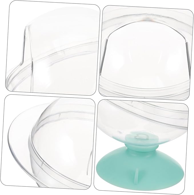 Hamster Bathroom Sand Bath Container for Small Pets Dual-use Washroom and Sauna Room Easy to Clean Design for Gerbils Dwarf Hamsters and Guinea Pigs