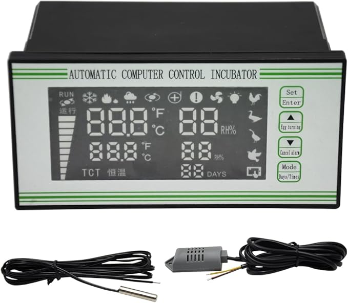 Fully Automatic XM-18S Incubator Controller Thermostat Temperature Humidity Controller for Egg Incubator