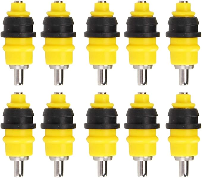 Automatic Chicken Water Nipple Drinker, 10Pcs Stainless Steel Ball Poultry Water Nipple Drinker Feeders Drinking Fountain Ball Valve Type Drinkers for Poultry Hen Duck