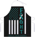 Bahamas Map Flag Apron,Waterproof Unisex Adult Aprons with Pockets Kitchen Baking Aprons