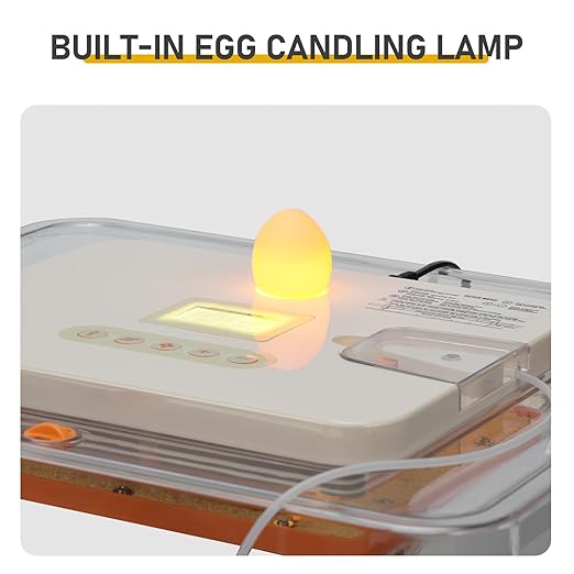 56 Egg Incubators for Hatching Eggs, Chicken Egg Incubator with Egg Candler, Automatic Egg Turning and Temperature, Humidity Control, Egg Hatcher Incubator for Chickens, Ducks, Geese, Birds and Quail