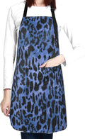 Perinsto Waterproof Apron With 2 Pockets Kitchen Chef Aprons Bibs For Cooking Baking Painting Gardening Grooming