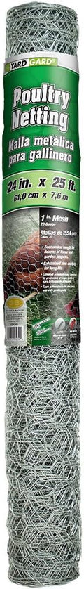 YARDGARD 308404B Fence, 25 Foot, Color - Galvanized