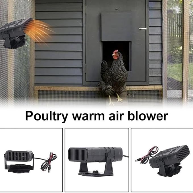 Solar Heater for Chicken Coop,30W Solar Heater For Greenhouse,Chicken Coop Heaters for Winter,Portable Waterproof SolarPanel Heaters With Overheating Protection For Car,Pets,Coops,Pens & Stables