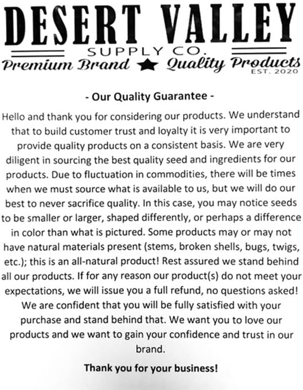Desert Valley Premium Whole Grain Scratch Feed- Non GMO - Nutritious Treat for Chickens, Ducks, Wild Birds & More (5-Pounds)