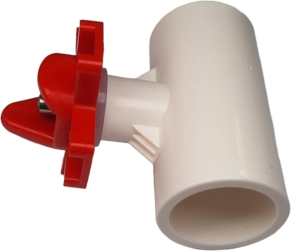 Horizontal Poultry Drinker Nipple (4 Pack) for Chickens, Chicks, Quail