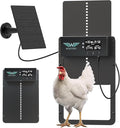 Automatic Chicken Coop Door Solar Powered with Timer & Light Sensor, LCD Display, Remote Control, Multiple Modes Aluminum Auto Chicken Coop Door Solar, Anti-Pinch & Weather Proof