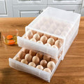60 Grid Large Capacity Drawer type Egg Holder, Household Egg Fresh Storage Box, Multi-Layer Chicken Egg Storage Container