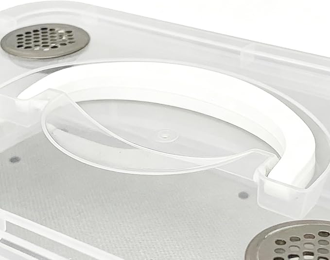 Mealworm Breeding Kit Rearing Container Worm Farm Box Superworm Habitat Feeder Storage for Bearded Dragon Birds Chickens Frogs Lizards Reptiles Sugar Gliders