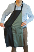 Waterproof Apron For Men and Women - 2 Pockets - 35" Long Multi Purpose Work Aprons for Dishwashing, Dog Grooming