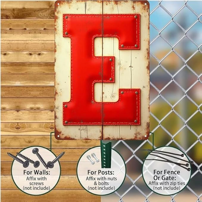 "Rustic Farm" Vintage Tin Sign - 12x8 Inches Decor for Backyard, Kitchen, Garage | tin signs, vintage signs, farm decor