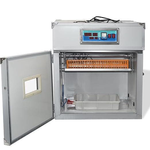 88 Egg Digital Cabinet Incubator，Poultry Hatching Breeding Cabinet Incubator for Auto Egg Turning, Temp/Humidity Control, Thermostatic for Chicken/Duck/Goose/Quail Bird.