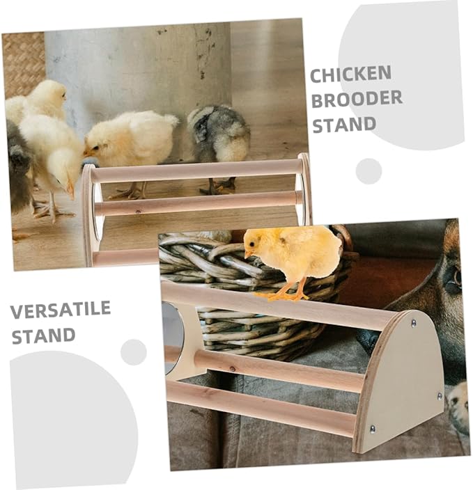 Milisten Chicken Perch Stand for Hens Chicks Lightweight Wooden Roosting Bars for Indoor Outdoor Use Encourages Healthy Growth Social Interaction Poultry Habitats