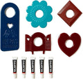 5 Pk 1.5" Metal Bird House Predator Guards -1-1/2" Hole Sizes - Excludes Different Bird Species - Protects The Entry Hole