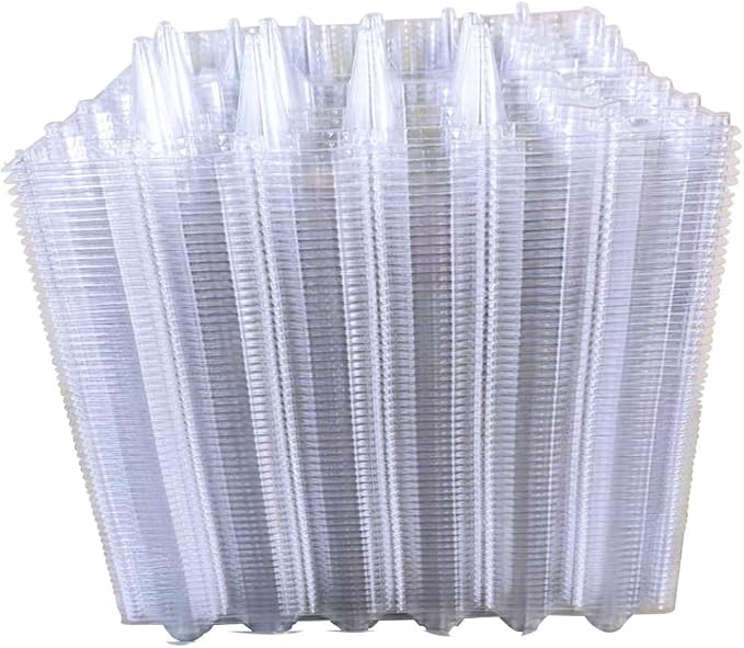 60 pc Plastic Bulk EggCarton,18 cone egg carton cheap bulk, Suitable For Storing Egg in Farmers' Markets, Supermarkets, Kitchens(3 * 6)