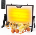 180W Dual-Sided Chicken Heat Plate with Remote - 4 Timer Settings, Night Light, Overheat Protection, LED Display & Adjustable Heat Plate for Chicks and Winter Pets (Light Black)