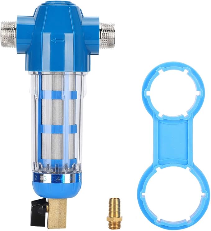 Farm Poultry Livestock Water Filter High Density Chicken Automatic Drinker Filter Strainer for Poultry Drinking Water System Plastic Stainless Steel Pre Filtration Accessory