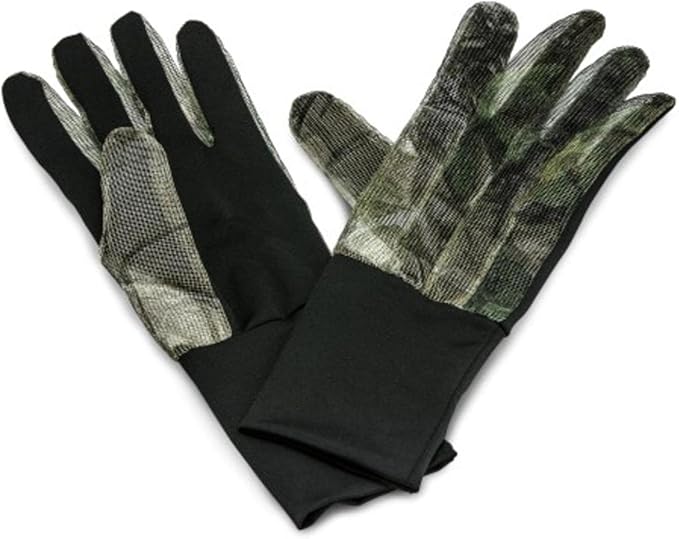 Hunters Specialties Hunting Lightweight Breathable Flexible Net Gloves Realtree Edge Camo