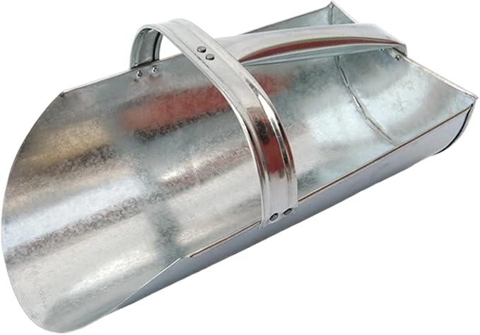 Big Volume Chicken Feeding Scoops Heavy Type Metal Anti Simple Wash Farm Use Ergonomic Scoops