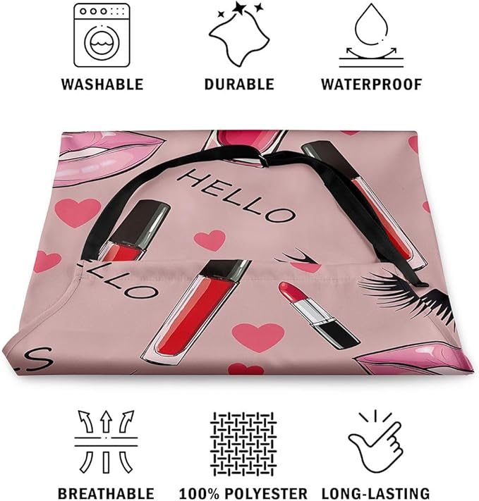 jejeloiu Cartoon Cats Apron for Women Men 26"x31"