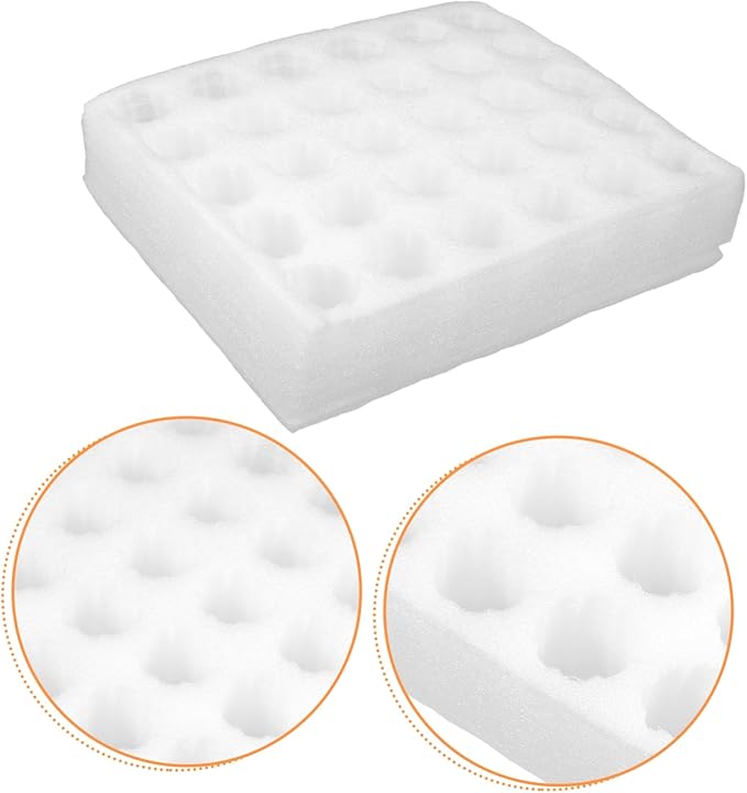 Cabilock 30-Cell Egg Carton for Shipping Sturdy Egg Crate Cushioning Design Reusable Packing Container for Kitchen Storage