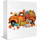 Fall Decorations for Home Farmhouse Office Bedroom Living Room, Pumpkins Truck Decor, Fall Sign, Autumn Decor Wood 2401