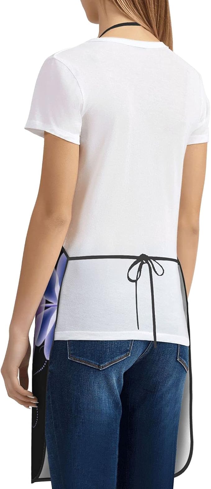 Apron Adjustable Waterproof Apron for Men Women Kitchen Cooking Baking Gardening Working Bib Apron