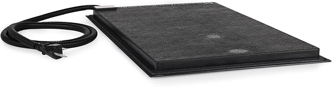 Farm Innovators HM-60P 19 x 13 Inch 60 Watt Heated Chicken Mat for Coops, Pens, and Nesting Areas