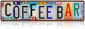 Vintage Coffee Bar Wall Decor Street Signs Home Bar Metal Tin Signs 16 x 4 Inches