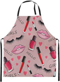 jejeloiu Cartoon Cats Apron for Women Men 26"x31"