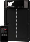 RUN-CHICKEN Door T50 – Automatic Chicken Coop Door Opener, Battery Powered & Weatherproof Aluminum, Smart App & Timer Control, Predator Proof, Easy Install, Reliable All-Season Performance (Onyx)