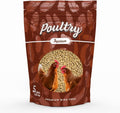 Mycelium Poultry Super Flock Food | High Protein Bird Food with Vitamins & Corn for Chicken, Turkey, Duck & Geese | Supports Growth, Egg Production, Feather & Immune Health | 5 lb Bag