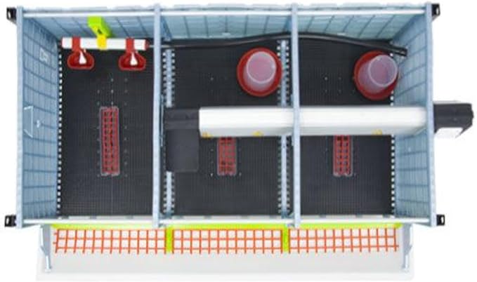 Hatching Time 9.5" Chick Brooders – Stackable or 2-Section Options with Automatic Heating, Modular Design, Easy to Clean, Ideal for Quail, Pheasant, and Baby Chicks (Layer Addition)