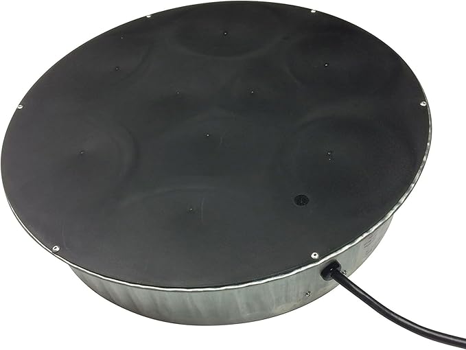 Farm Innovators 125 Watt Heated Base for Double Wall Metal Poultry Founts with 35 Degrees Fahrenheit Temperature and Below, 2 Pack, Metallic