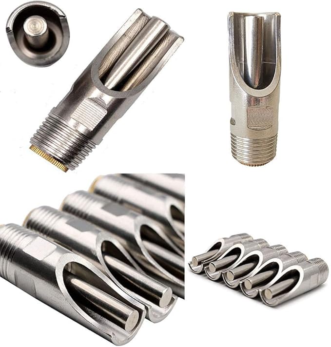 Stainless Steel Pig Waterer,NPT 1/2" Automatic Pig Nipple Drinker Feeder Waterer (5 pcs)